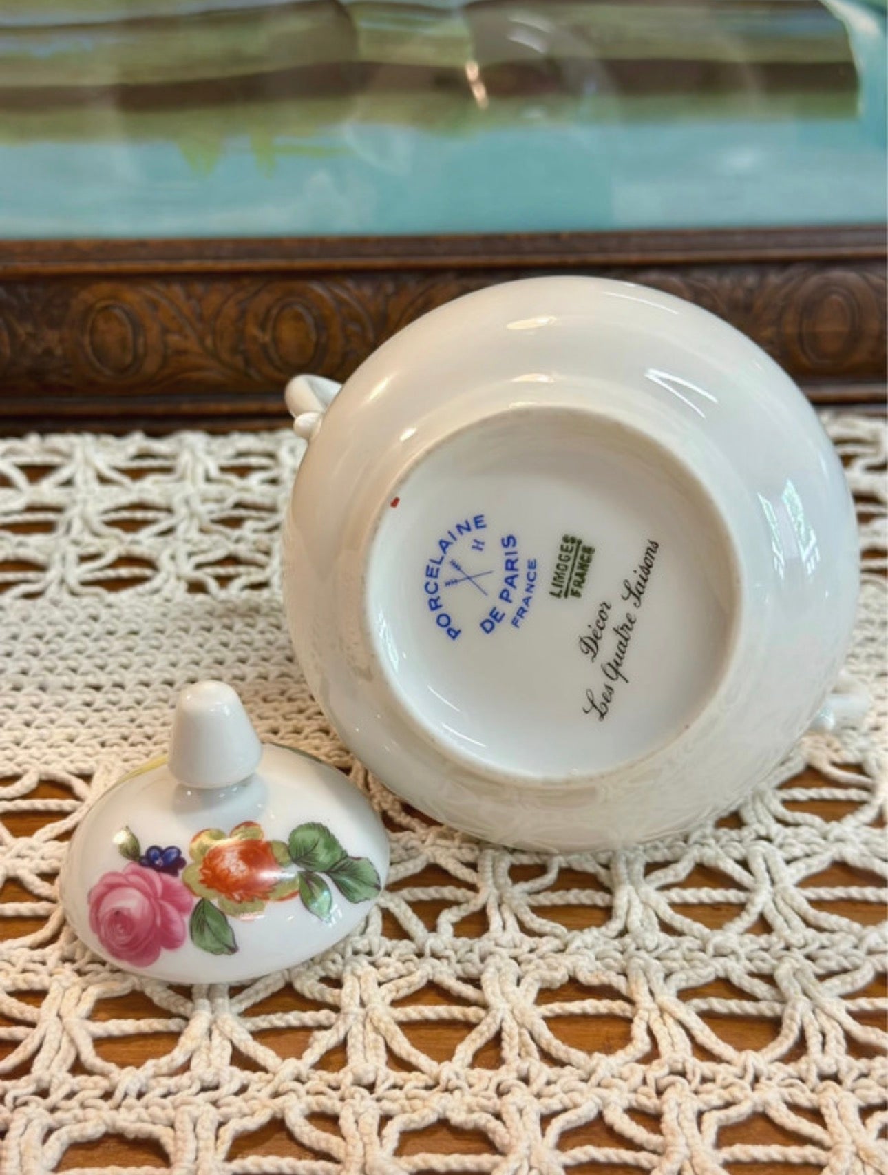 Sucrier porcelaine de Paris