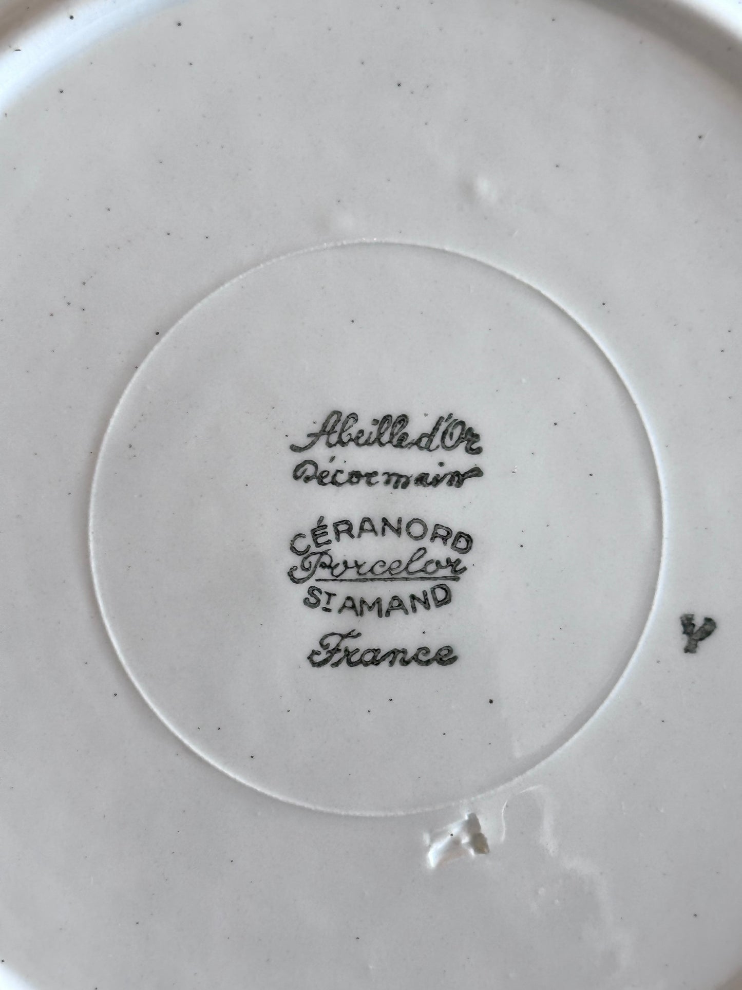 2 assiettes plates Ceranord Saint-Amand