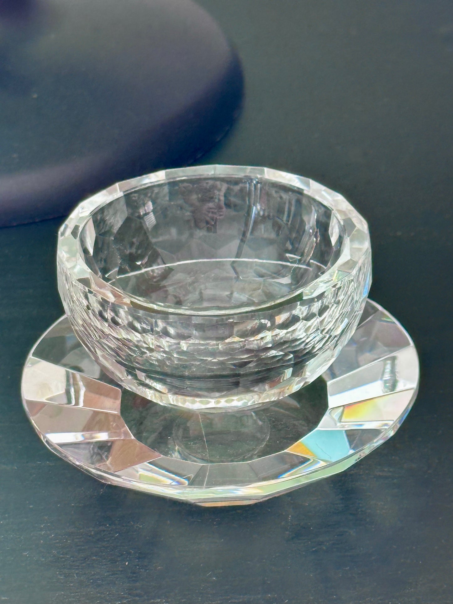 Bougeoir en cristal