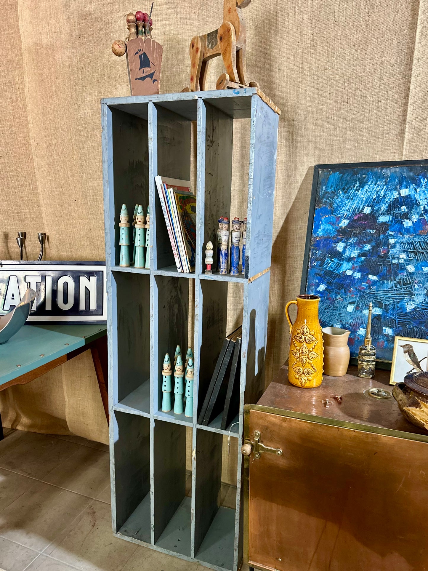 Mini meuble de métier à casiers