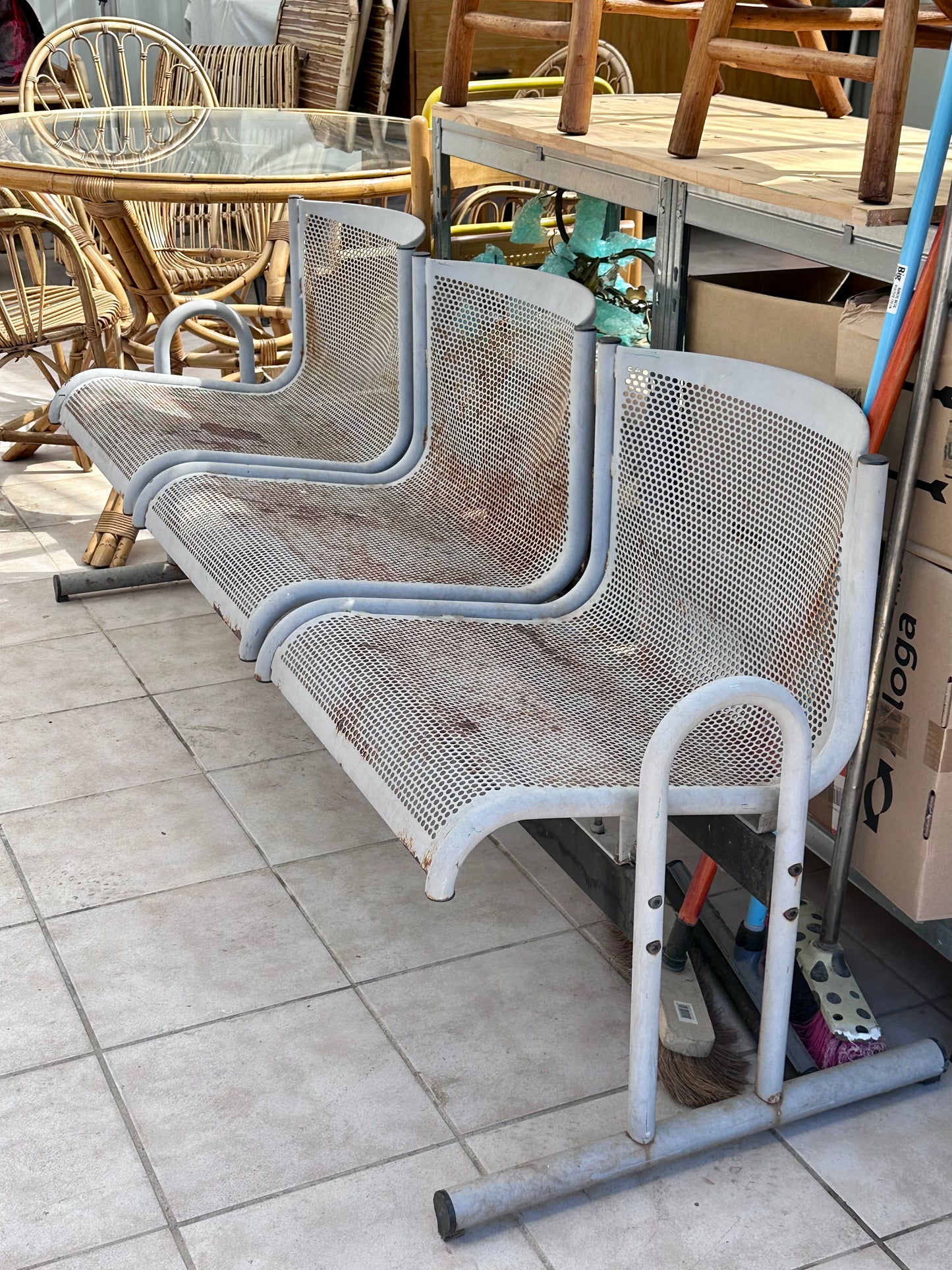 Banc public des années 80