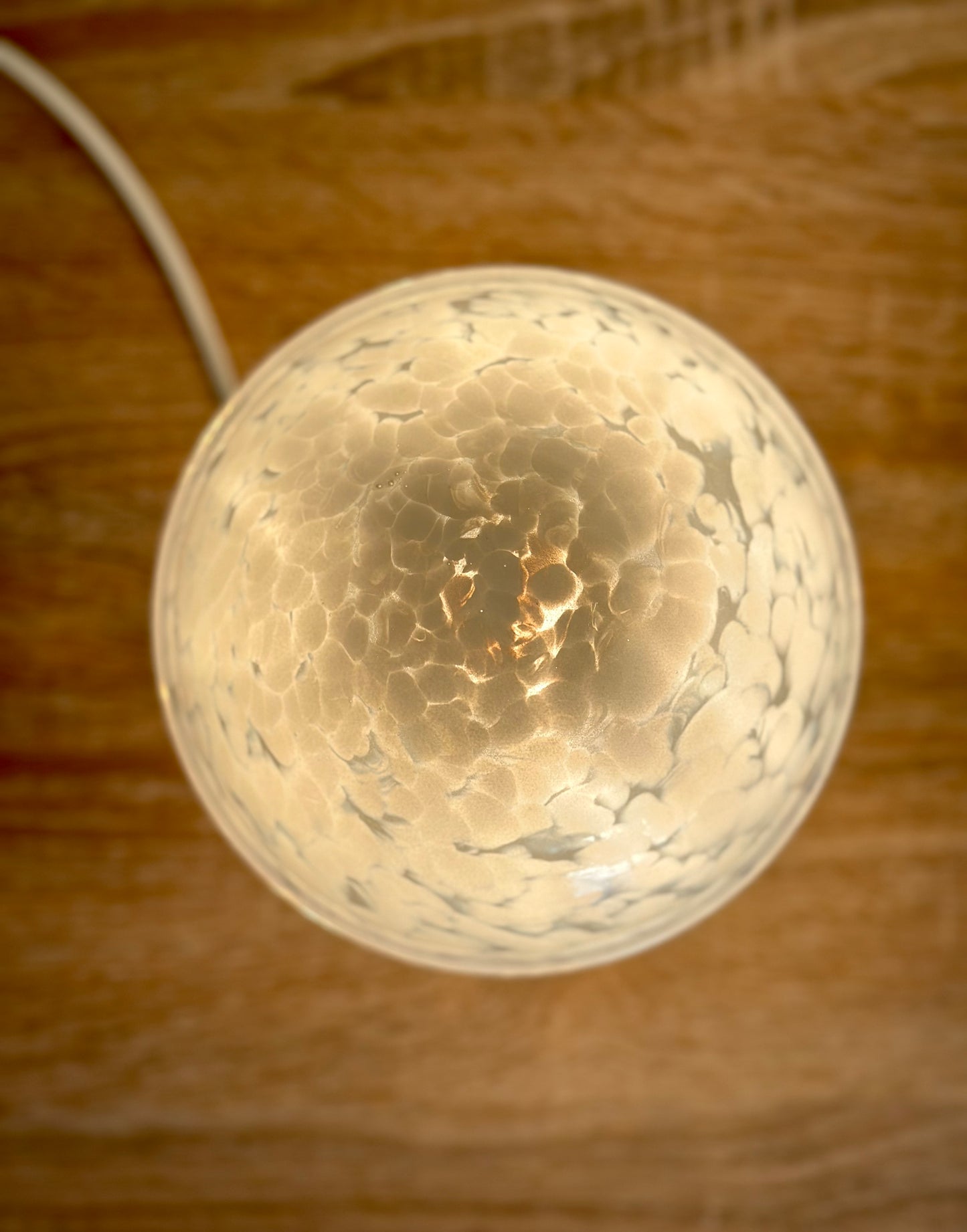 Lampe à poser verre de Clichy
