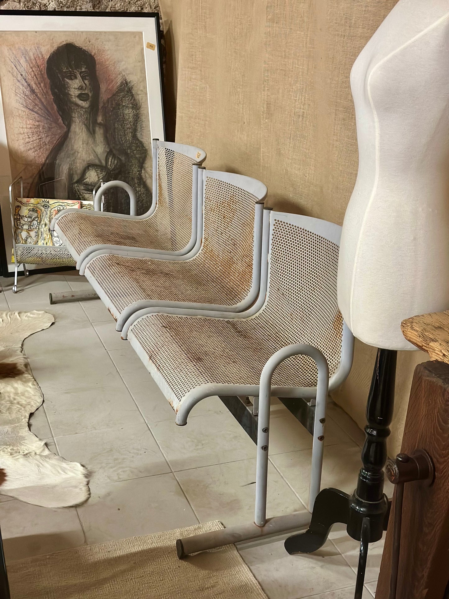 Banc public des années 80