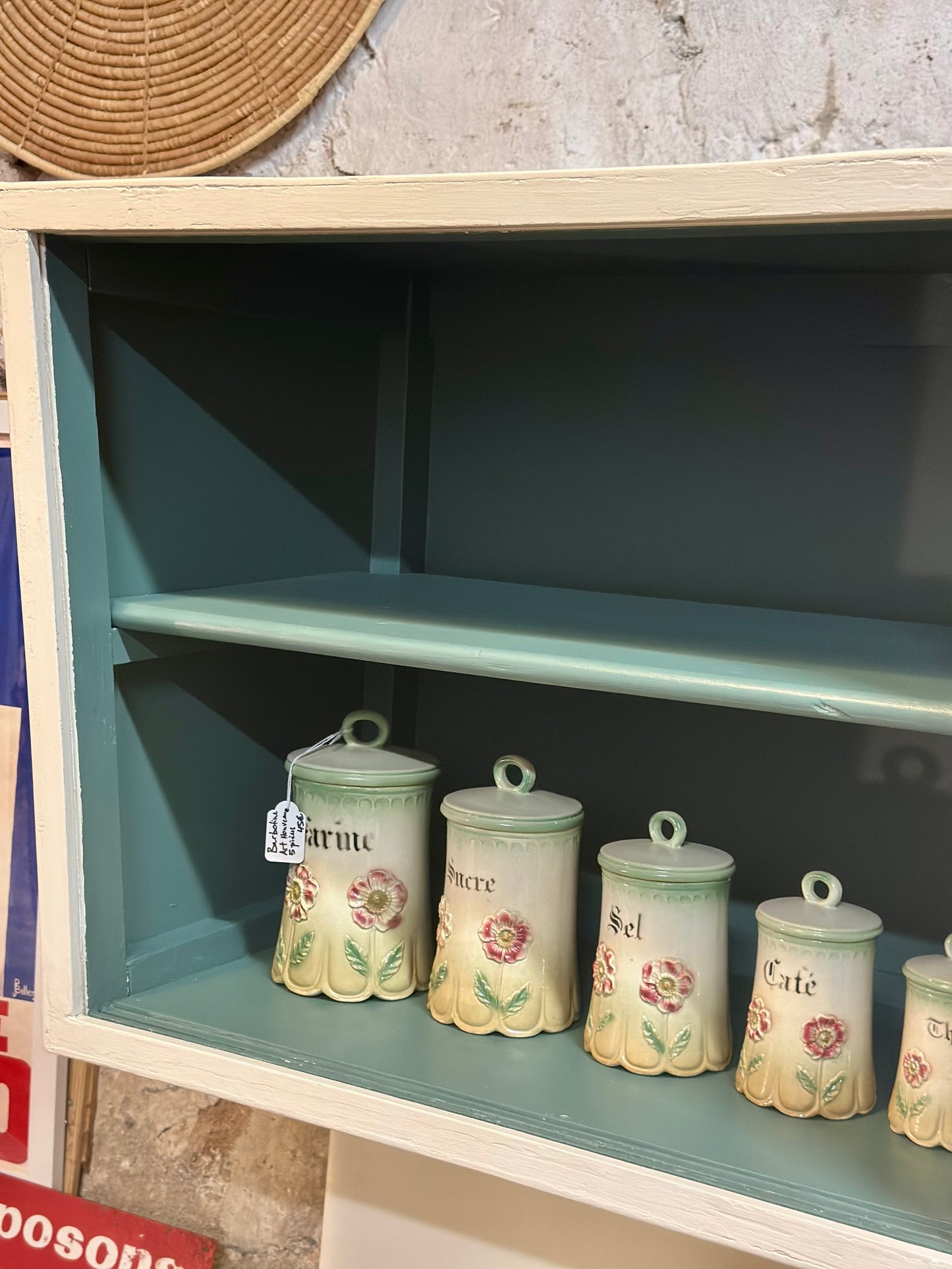 Buffet de cuisine Italien en bois années 50-60