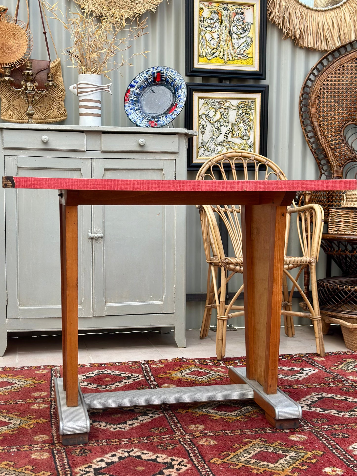 Table de bistrot des années 50