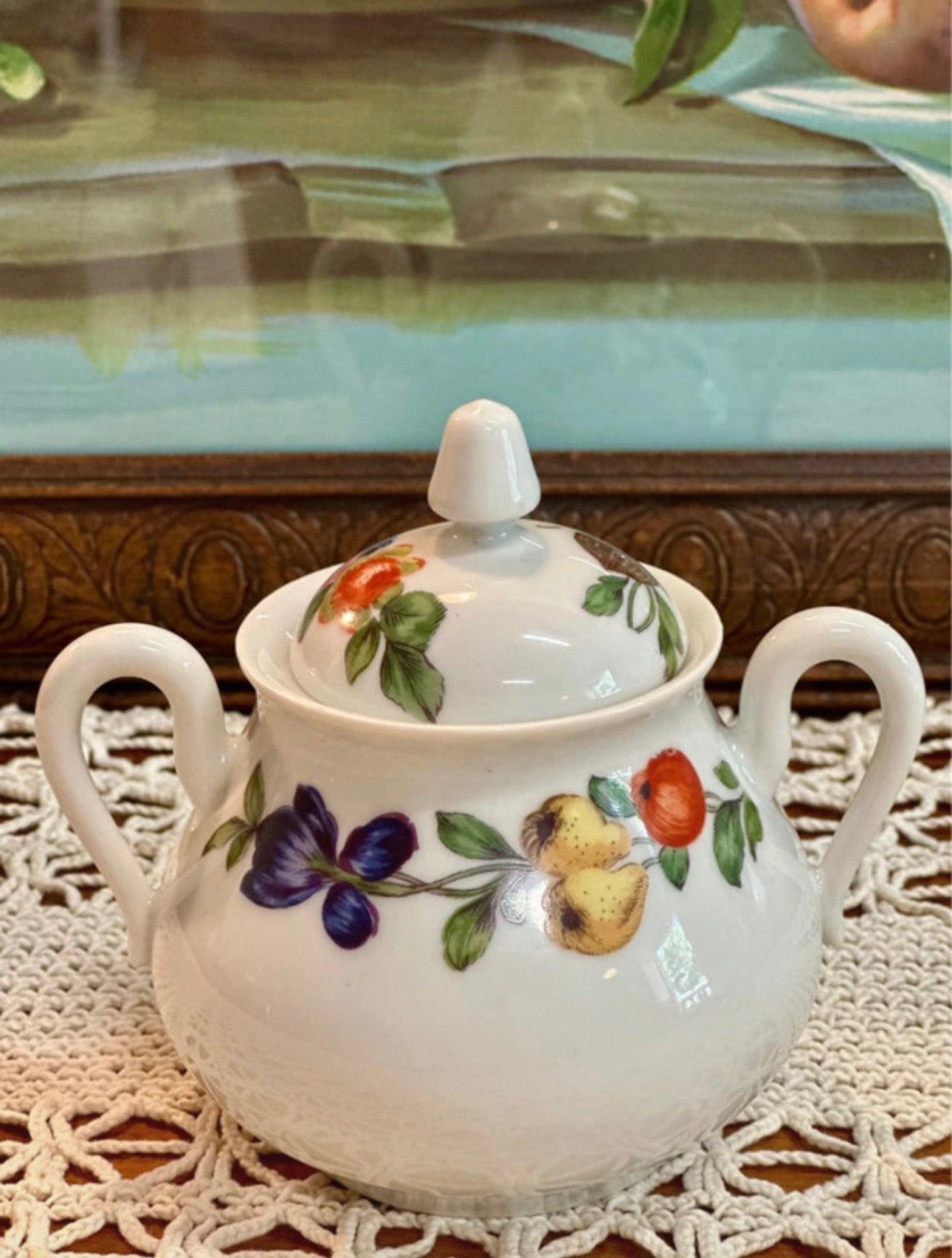 Sucrier porcelaine de Paris