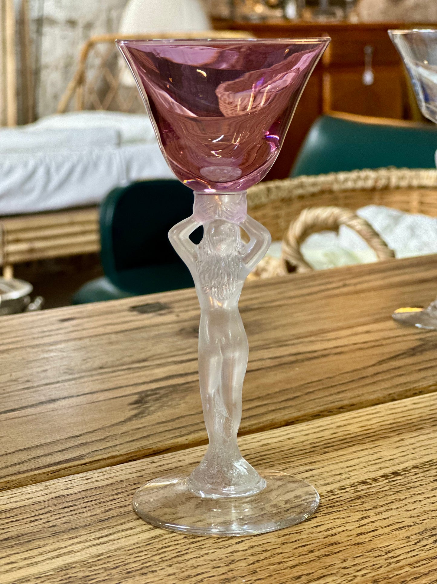 7 verres à pied Venus Cristallerie de Bayel