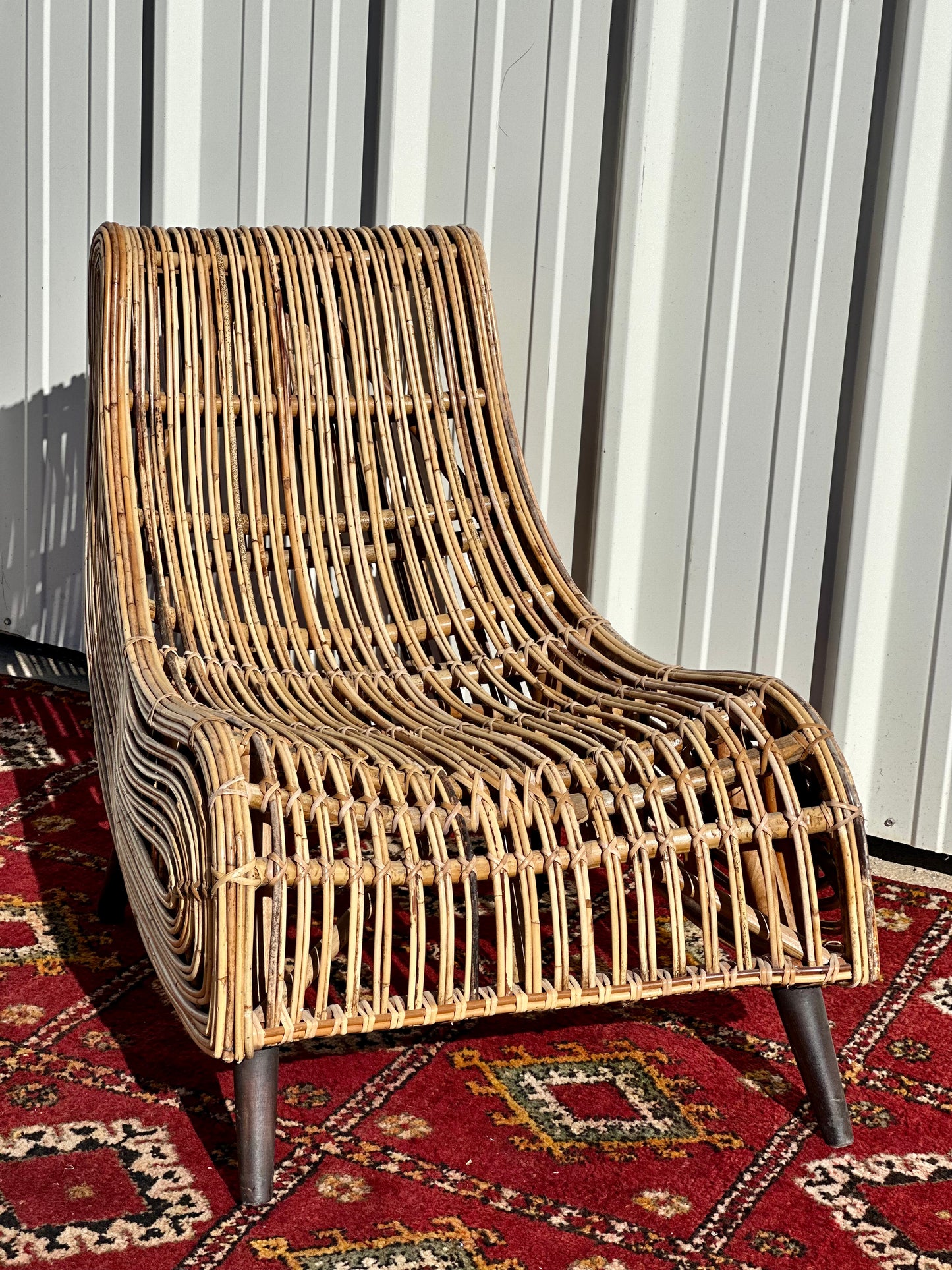 Lounge chair rotin Fauteuil relax