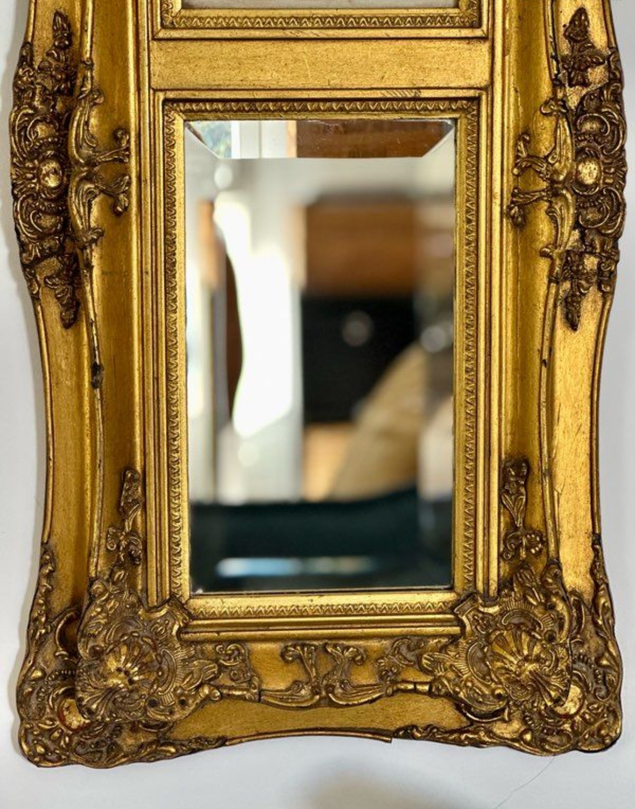 Paire de miroirs biseautés trumeaux