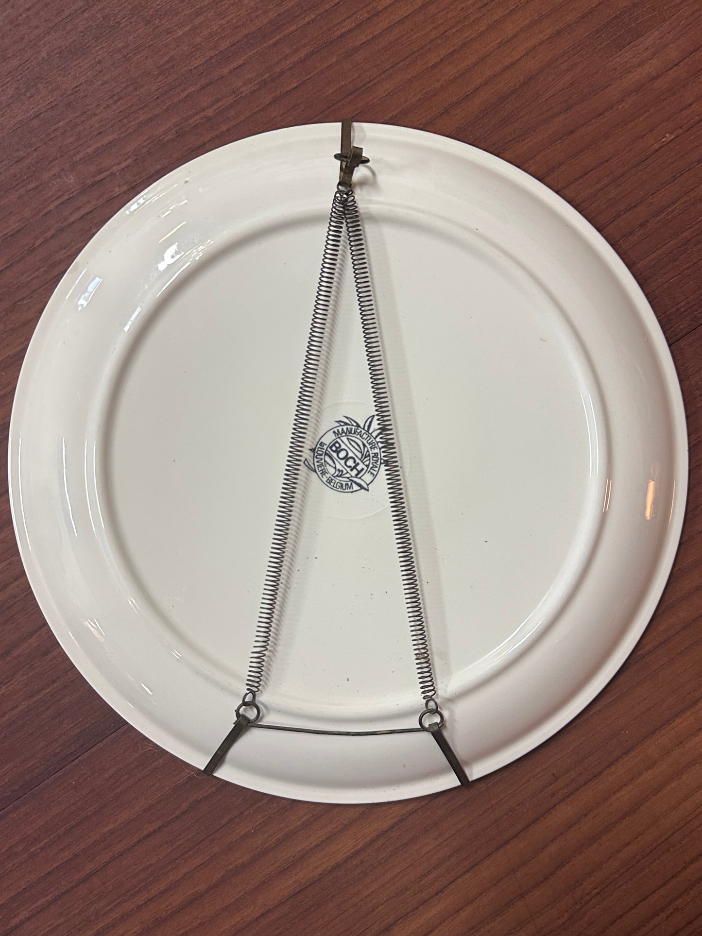 Assiette décorative Boch Manufacture Royale Belge La Louvière