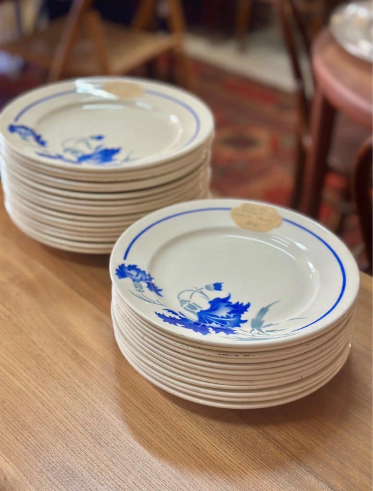 12 assiettes à dessert Luneville