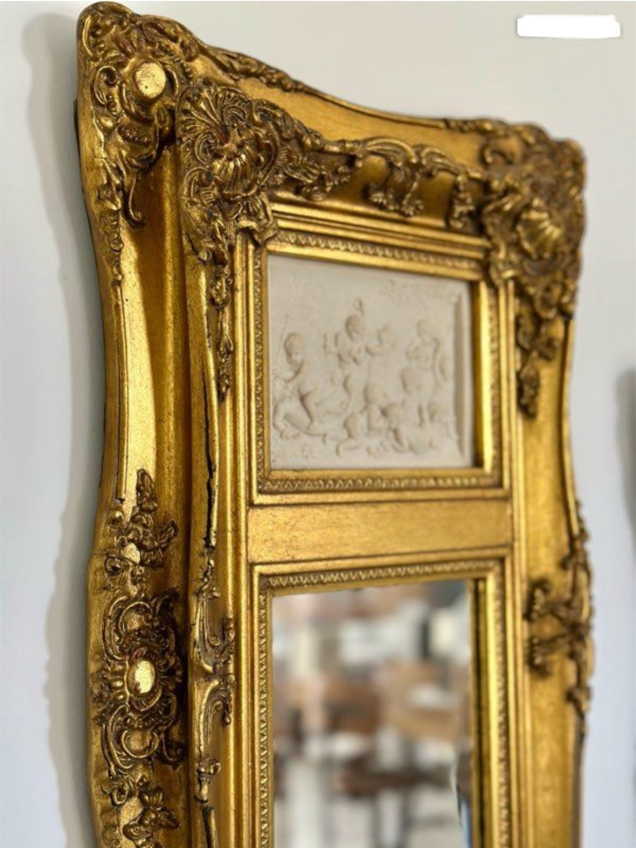 Paire de miroirs biseautés trumeaux