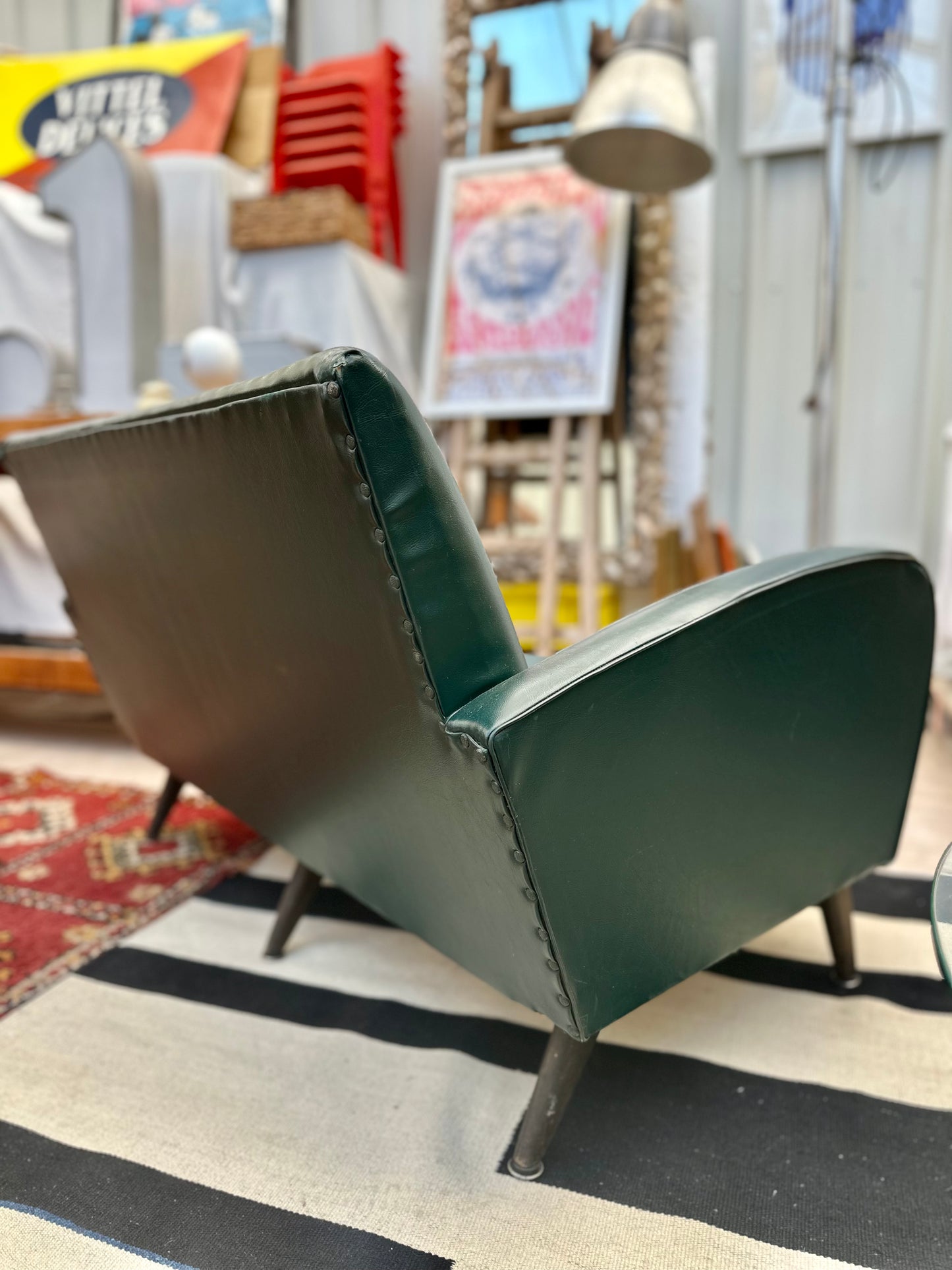 Canapé en Skaï années 60