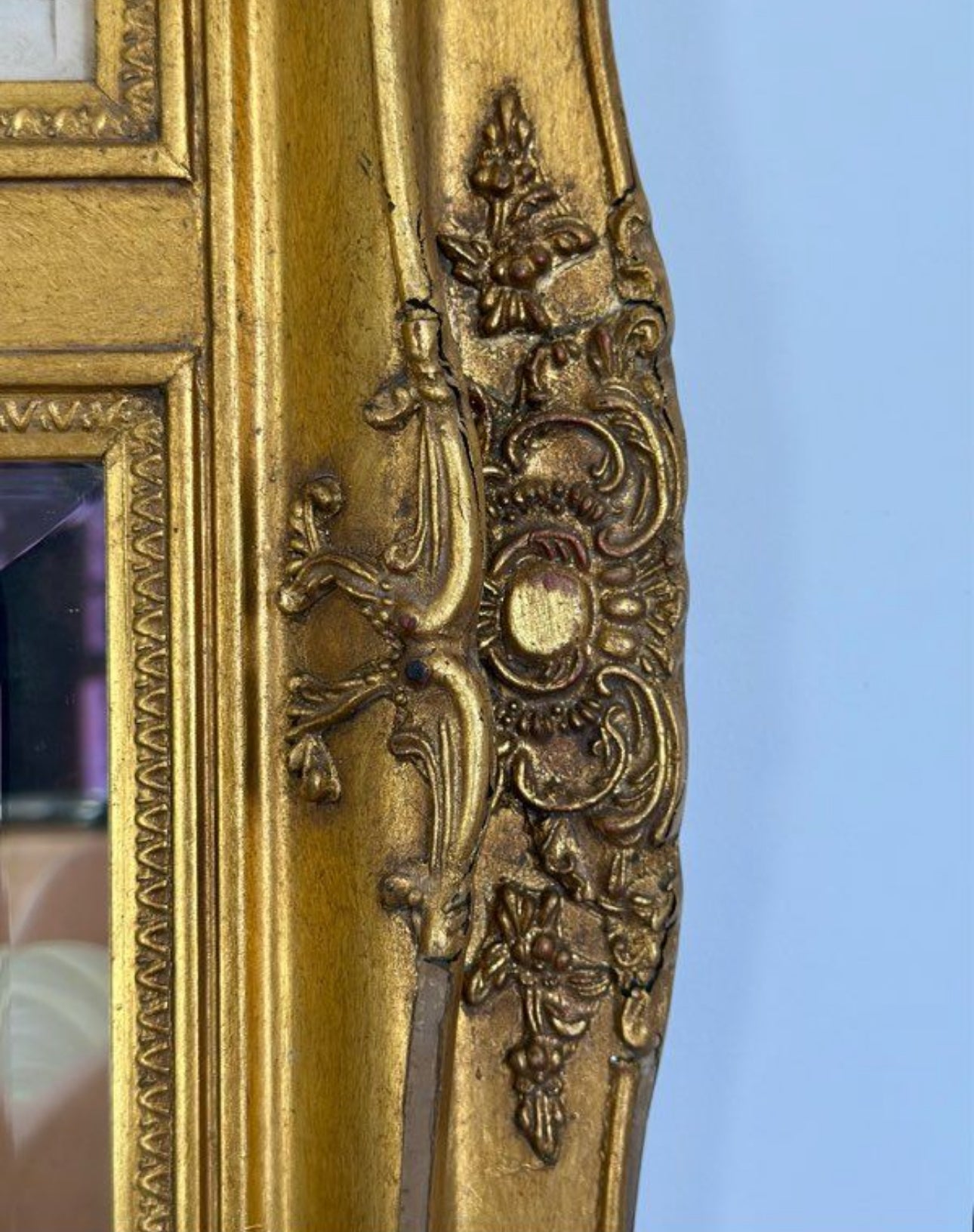 Paire de miroirs biseautés trumeaux