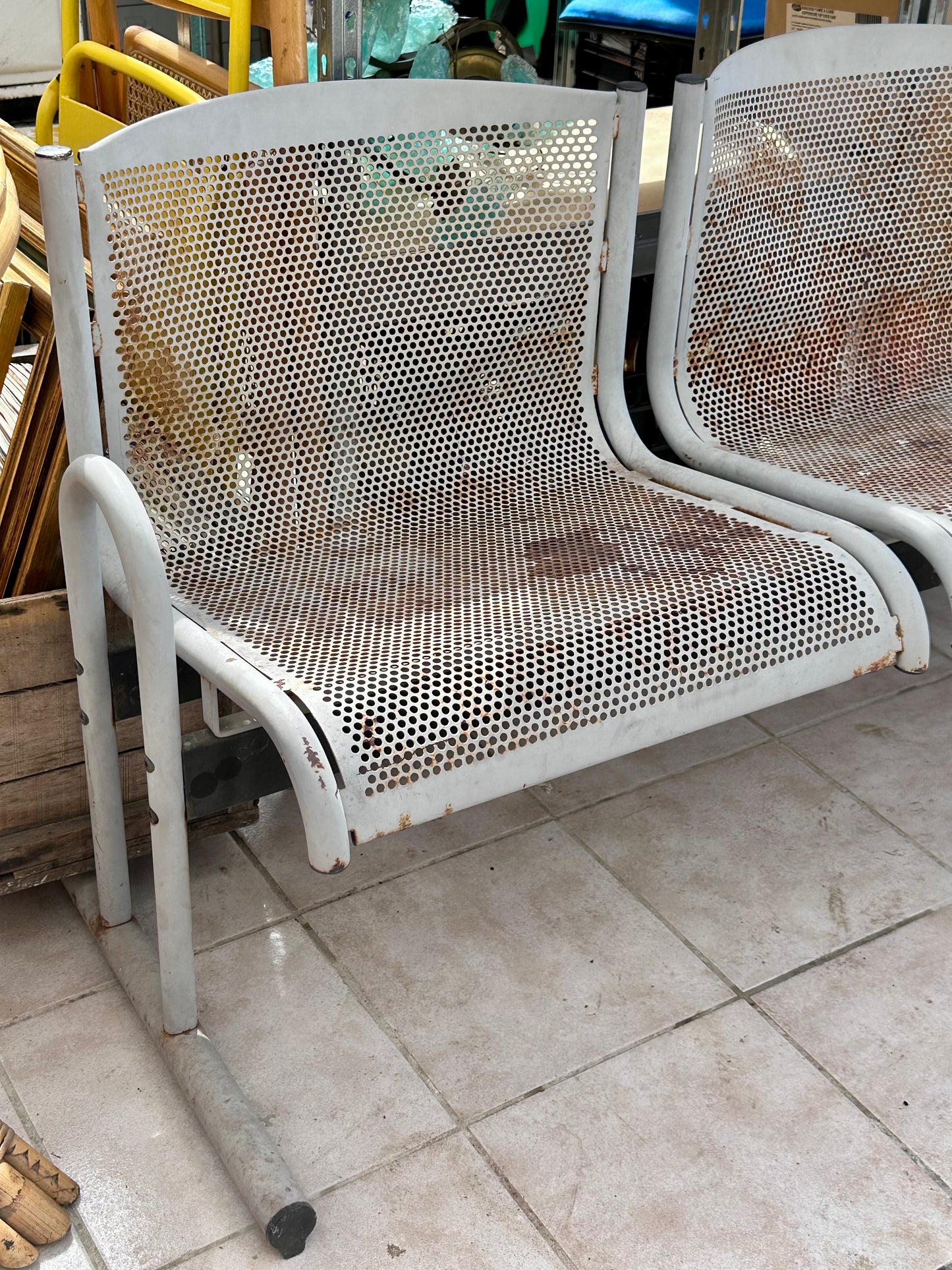 Banc public des années 80