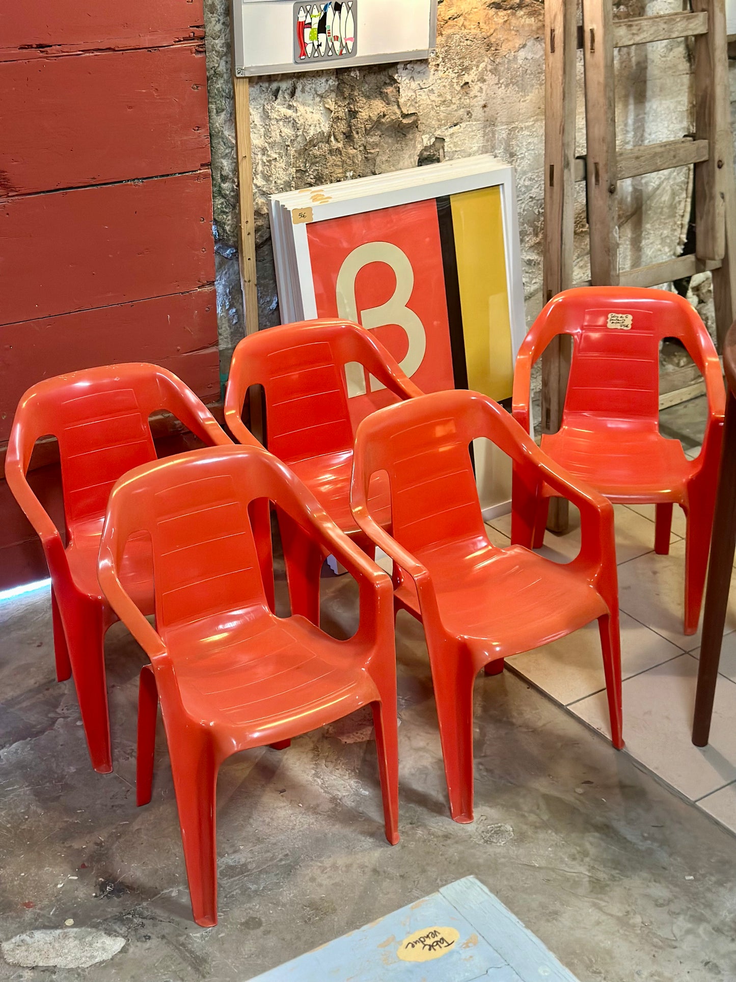 5 fauteuils enfant vintage