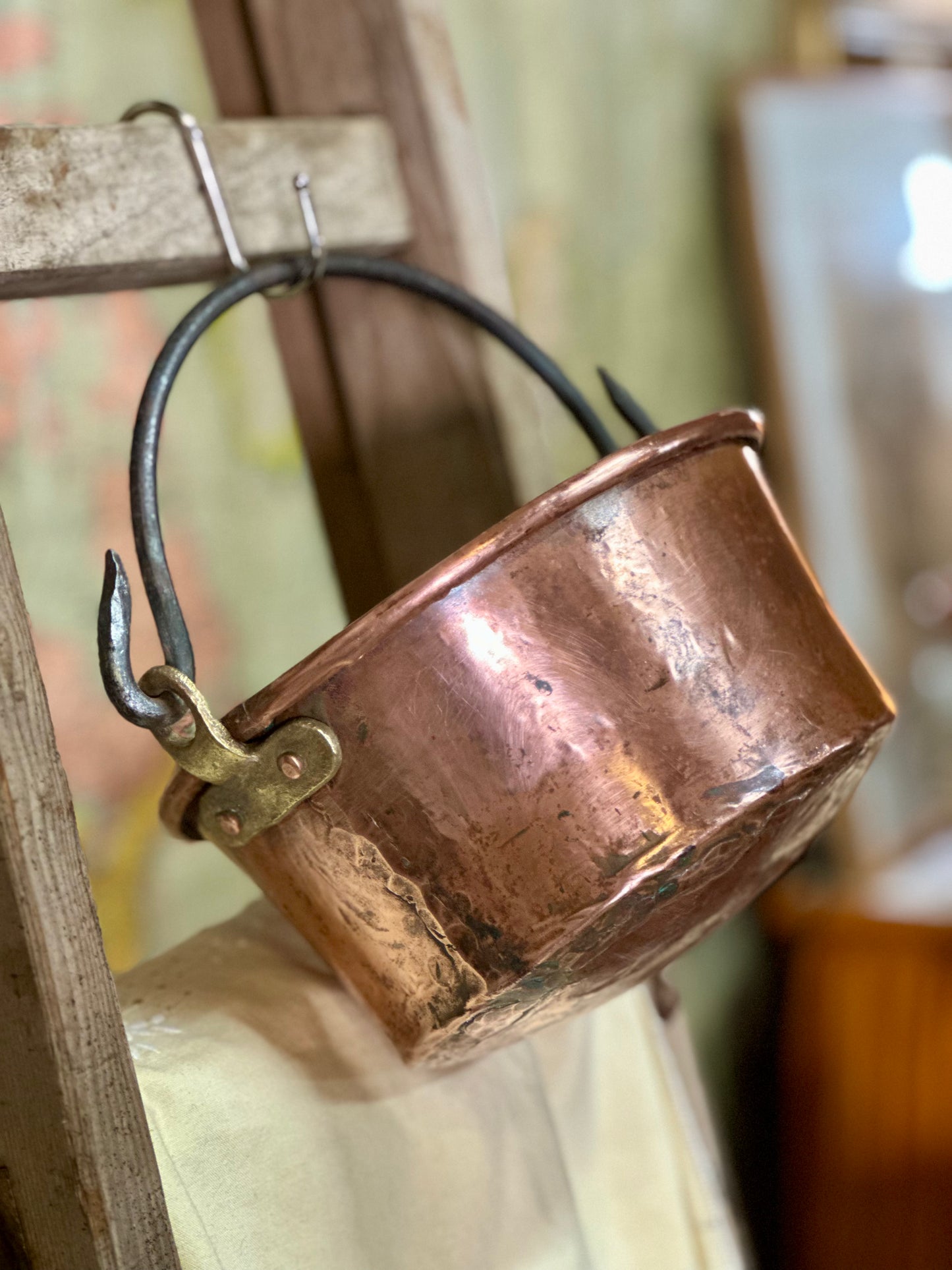 Petit chaudron en cuivre XIXe