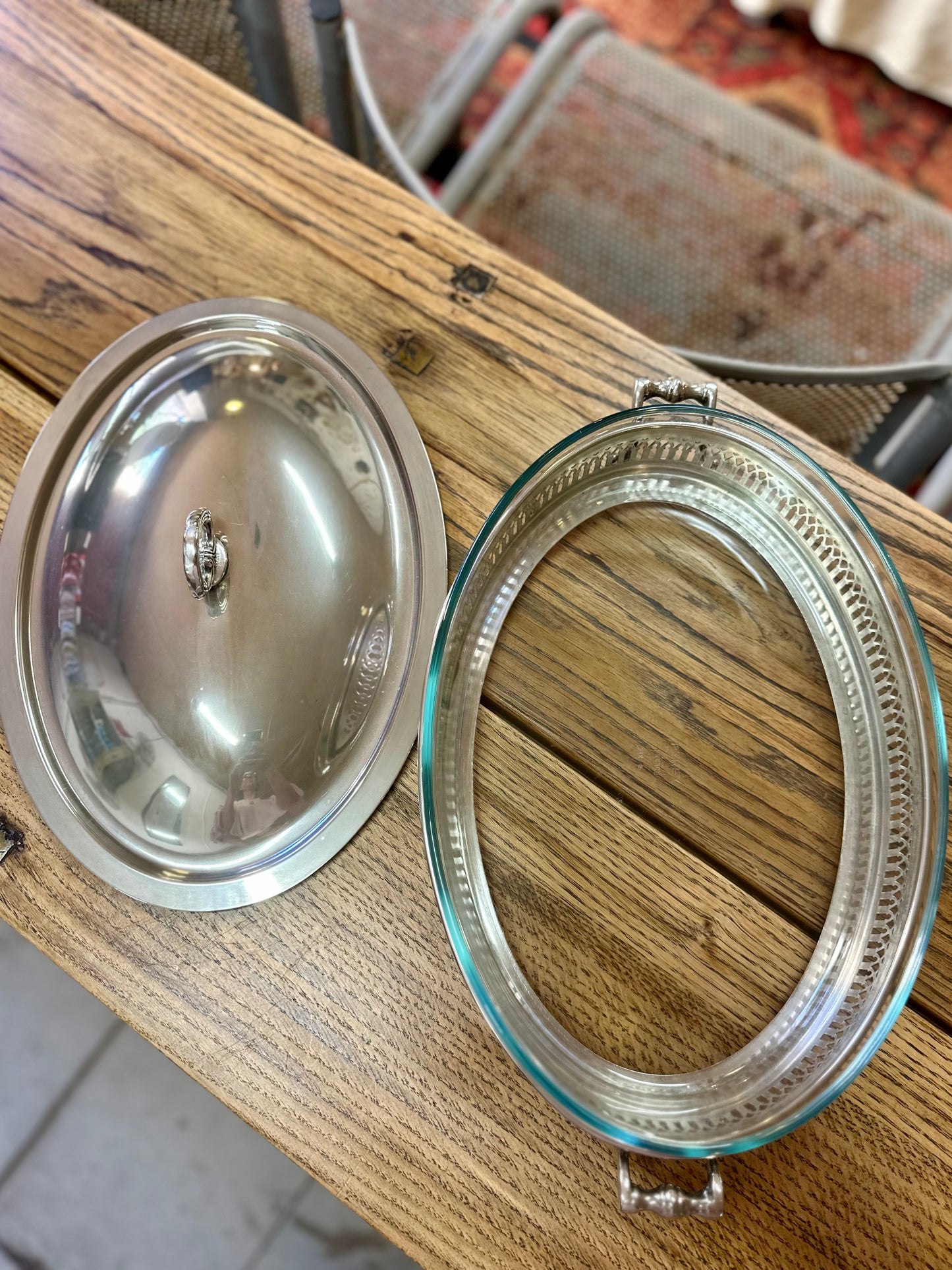 Plat ovale de cuisson et présentation