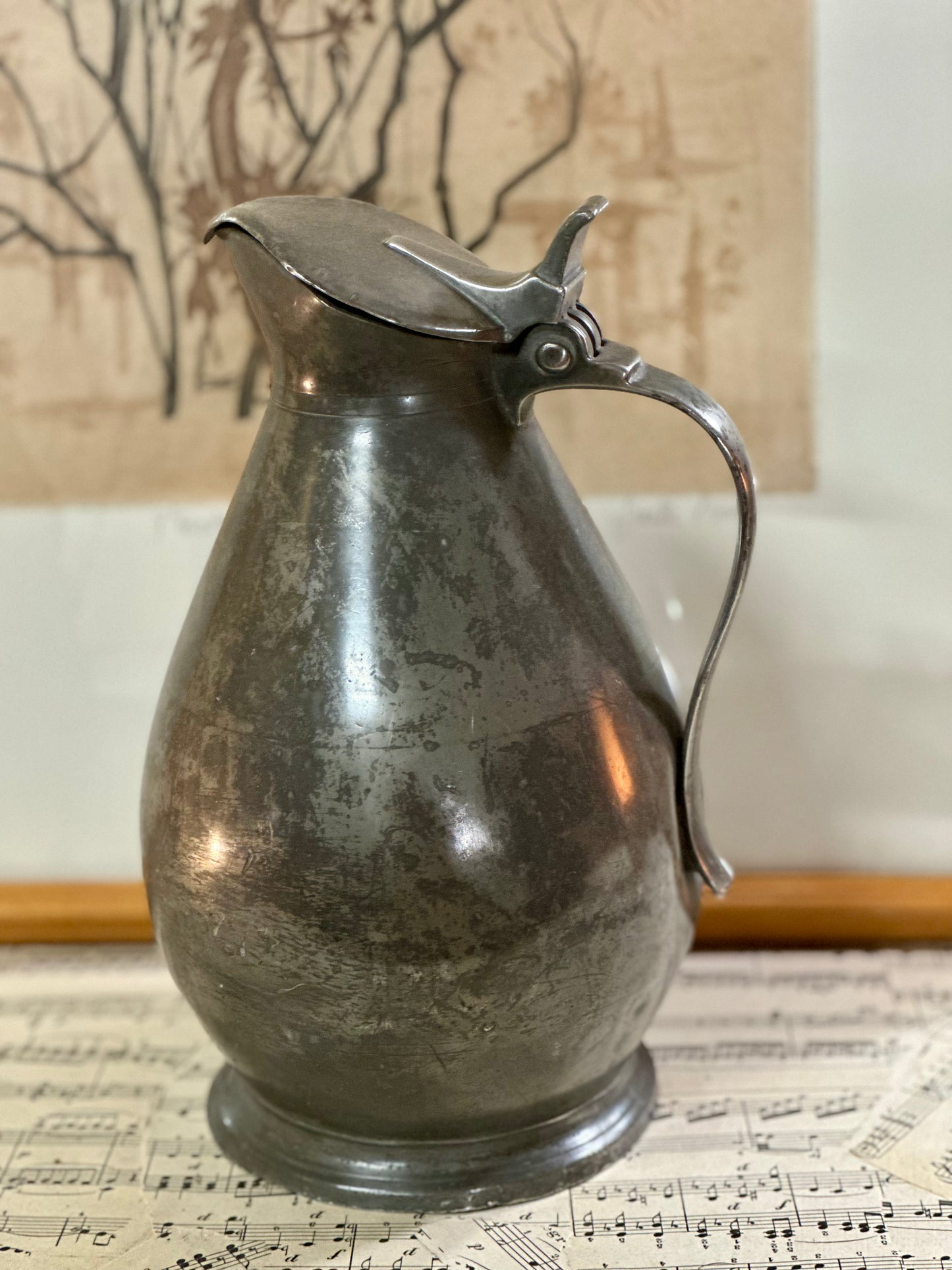 Pichet en étain