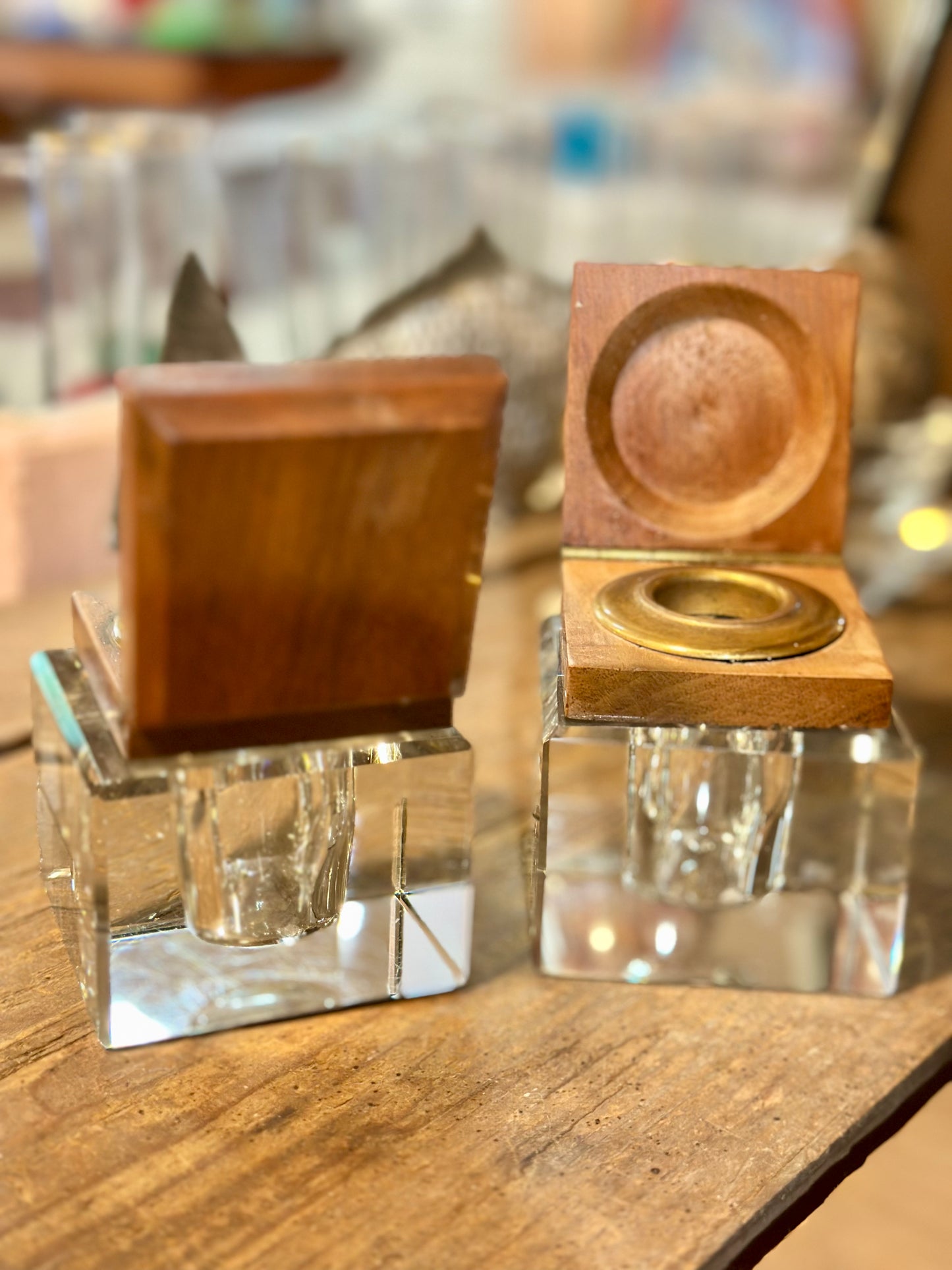 Paire d'encriers Art Deco