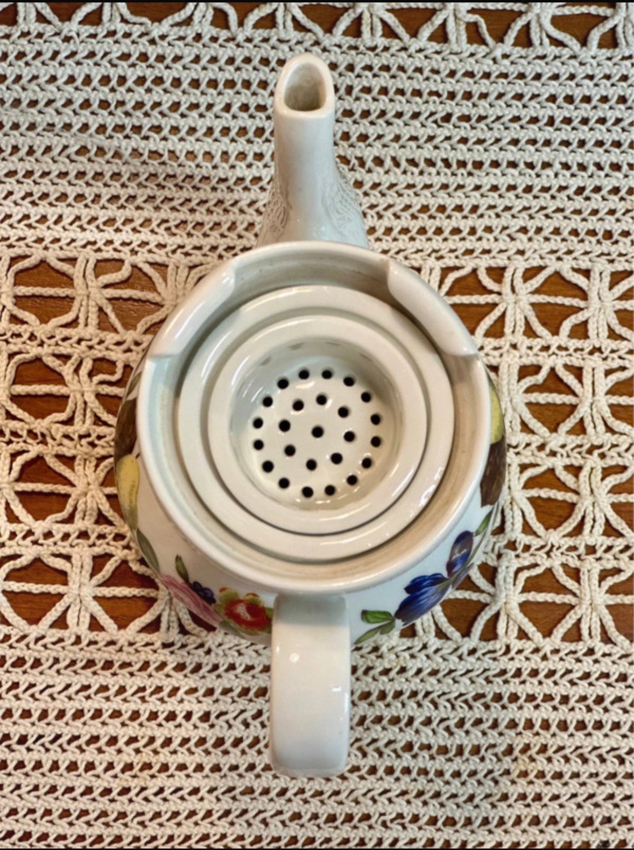 Théière porcelaine de Paris