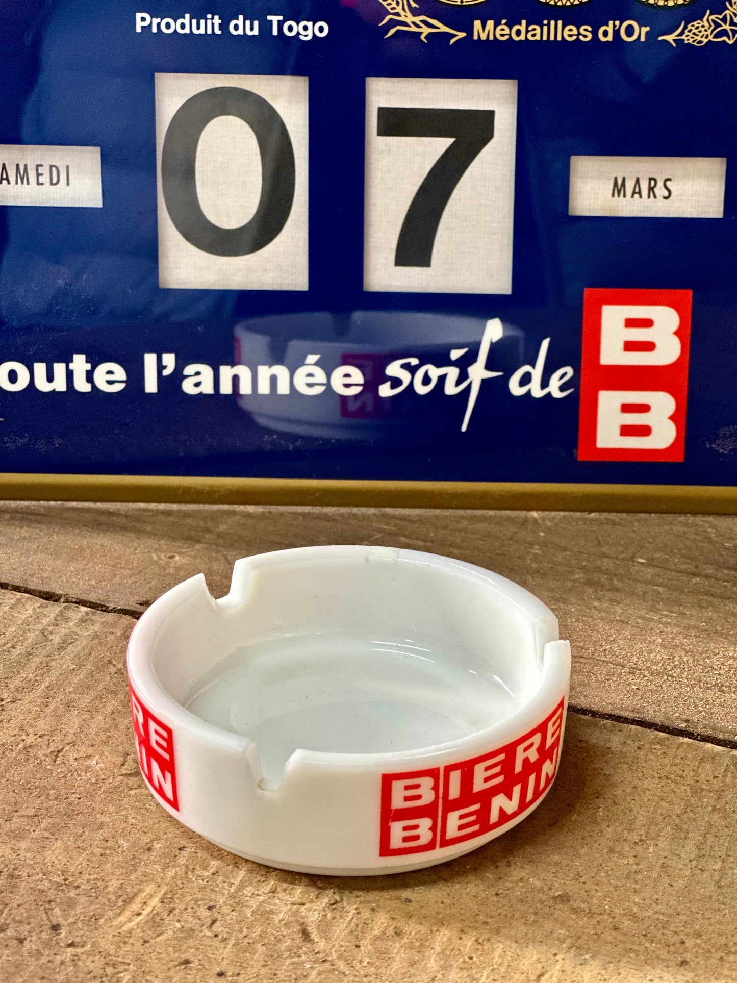 Cendrier publicitaire Bière Bénin