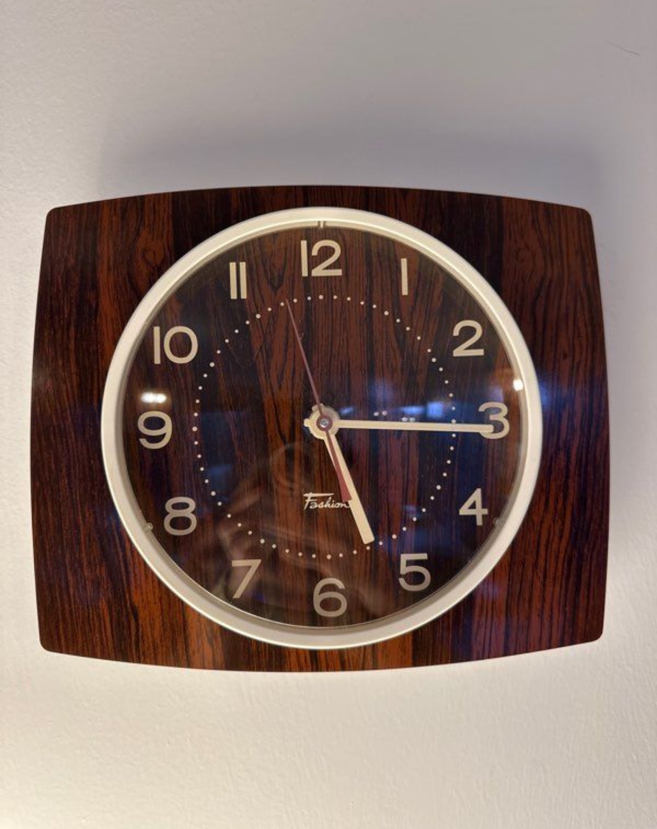 Pendule en formica vintage