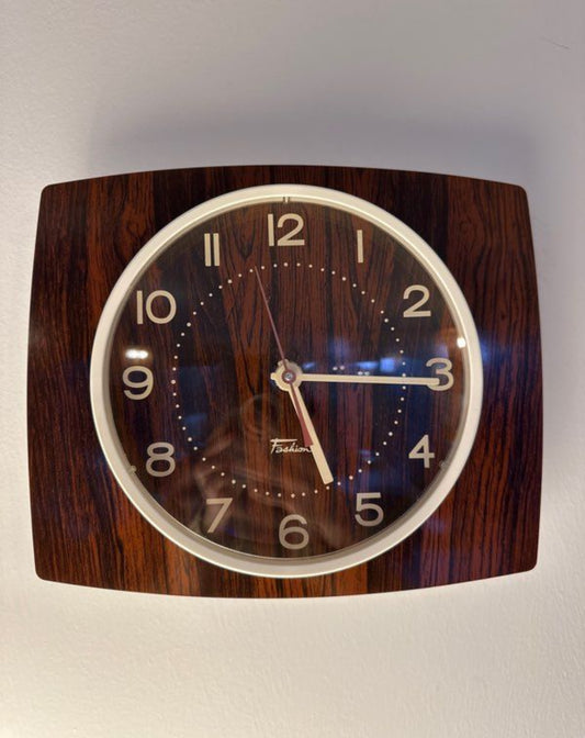 Pendule en formica vintage