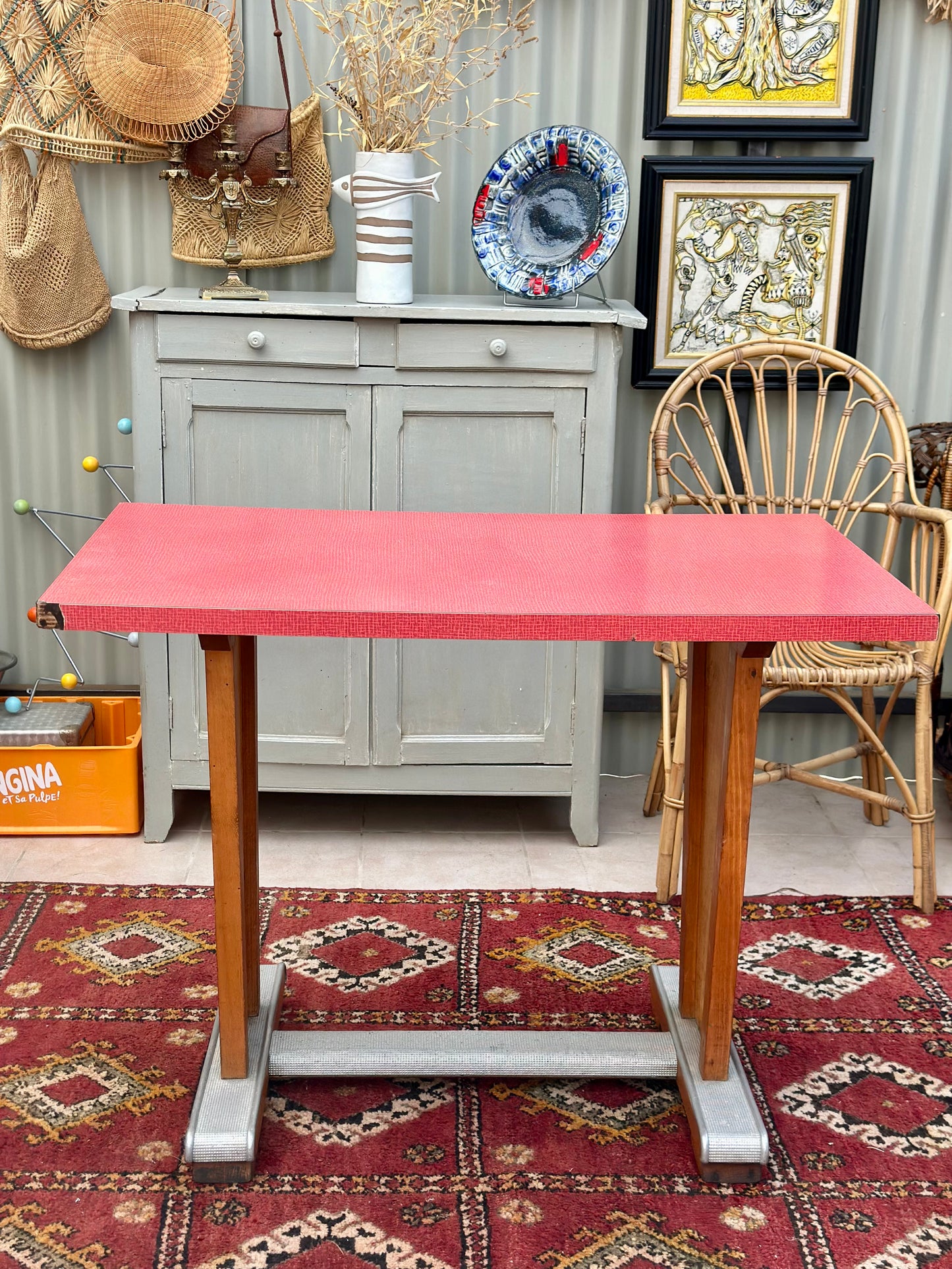 Table de bistrot des années 50