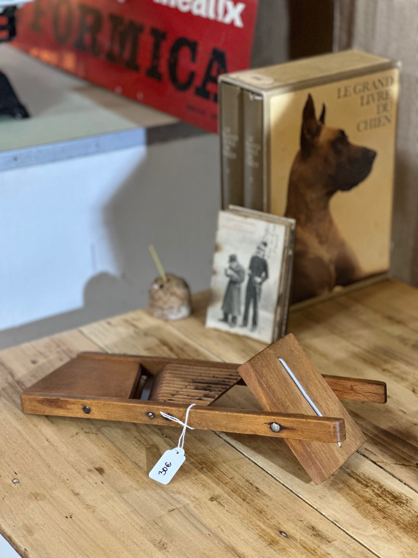 Ancienne mandoline en bois