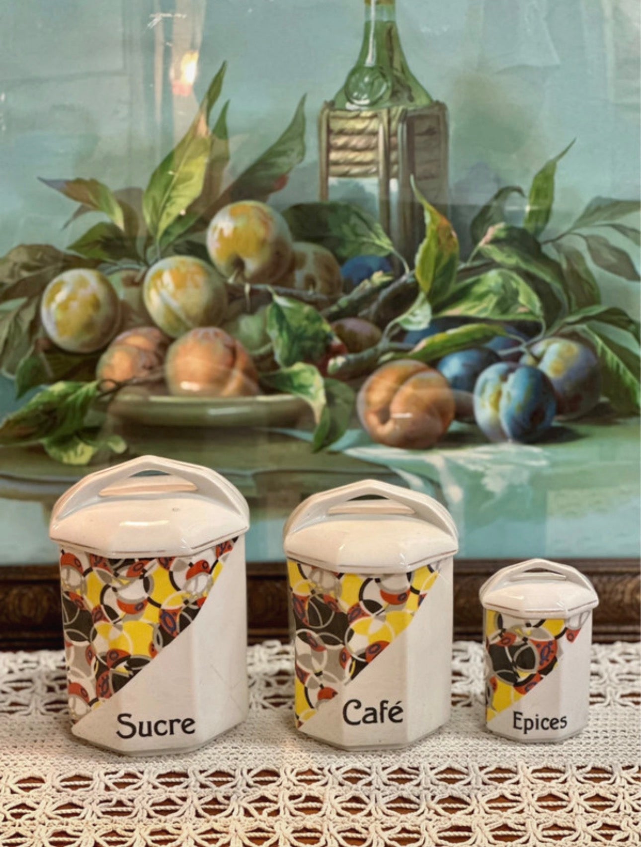 Pots à épices Art Deco