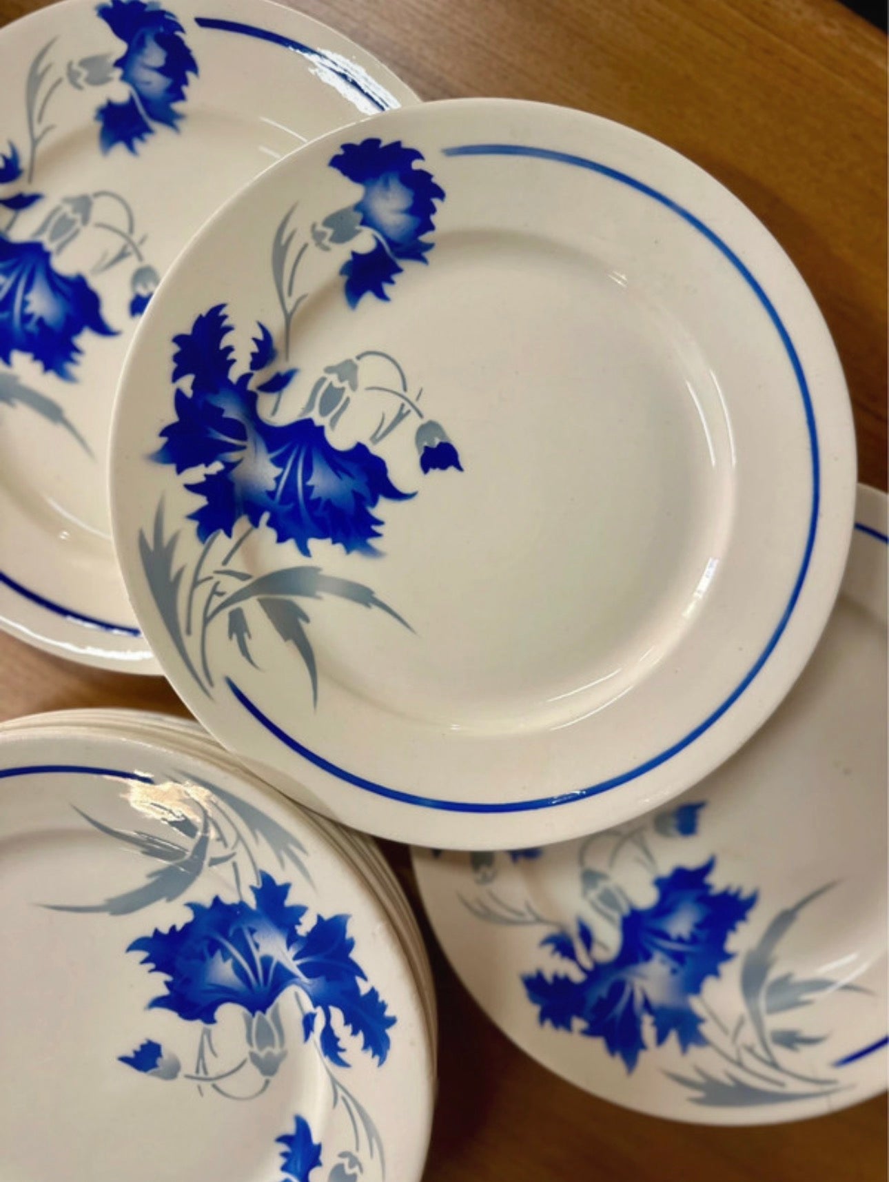 12 assiettes à dessert Luneville