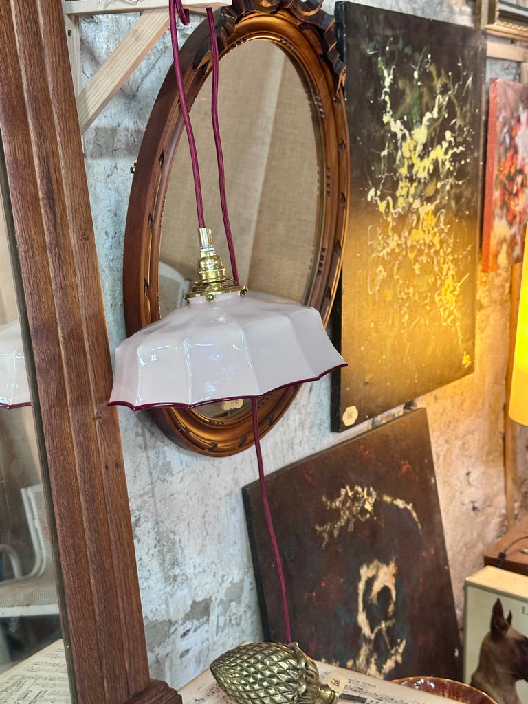 Baladeuse opaline rose