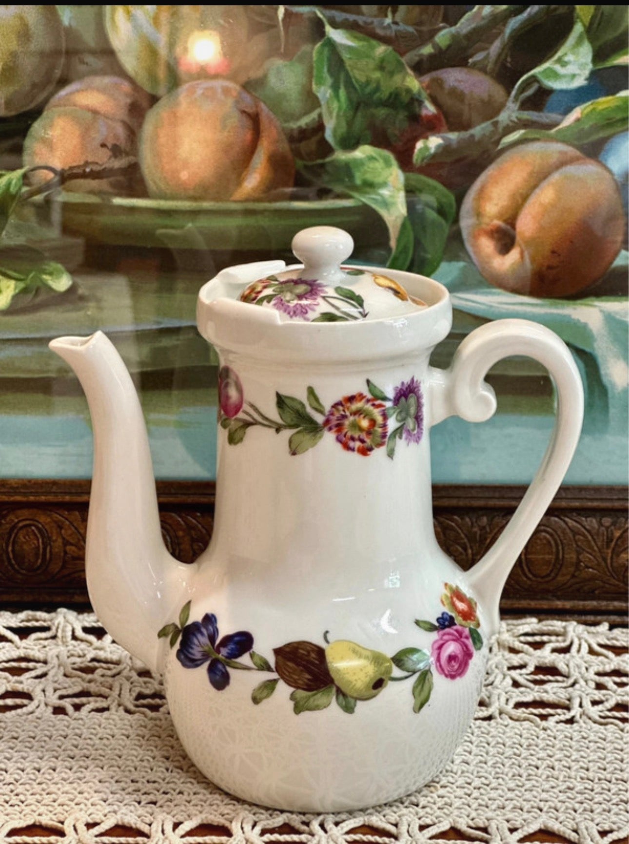 Théière porcelaine de Paris