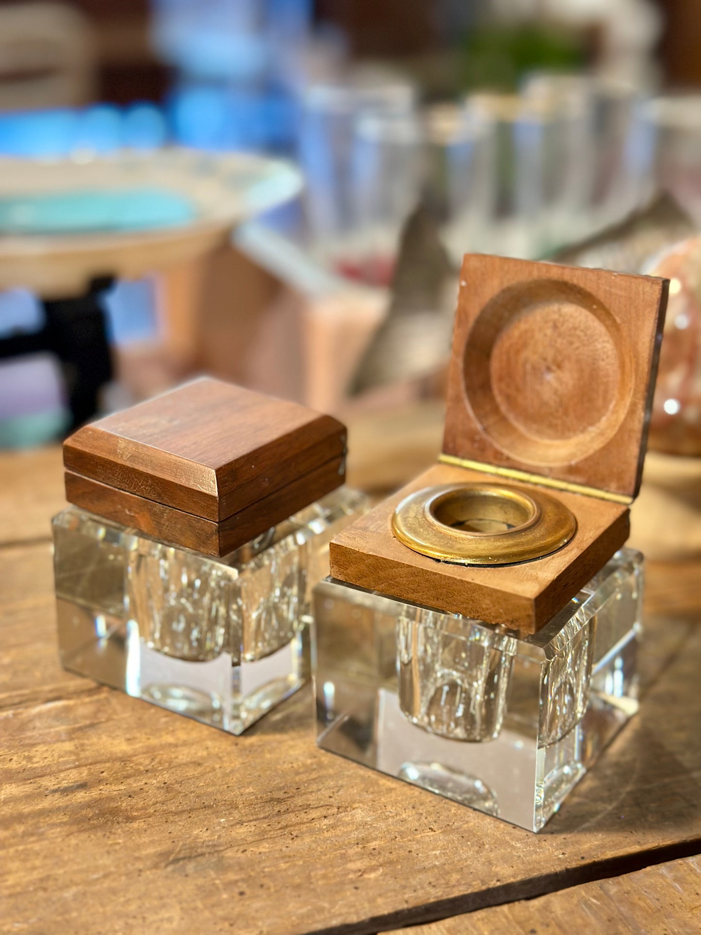Paire d'encriers Art Deco