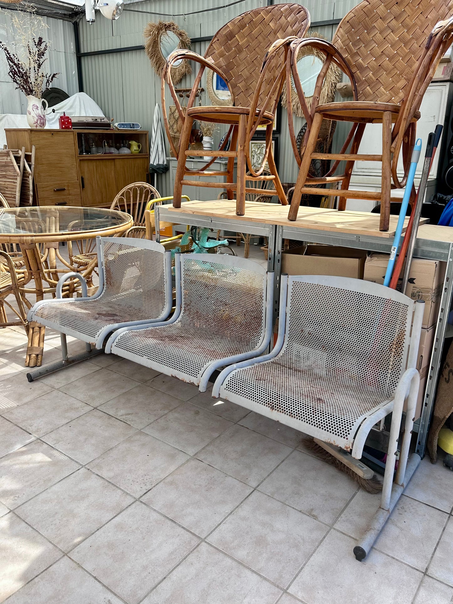 Banc public des années 80