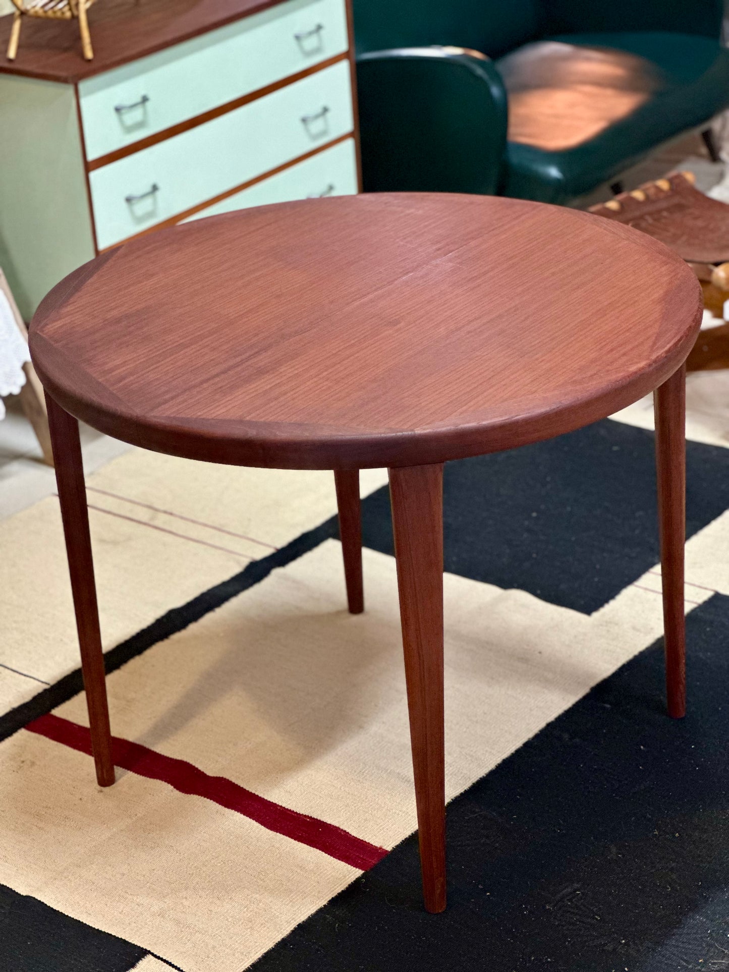 Table ronde teck massif VV Møbler Danemark