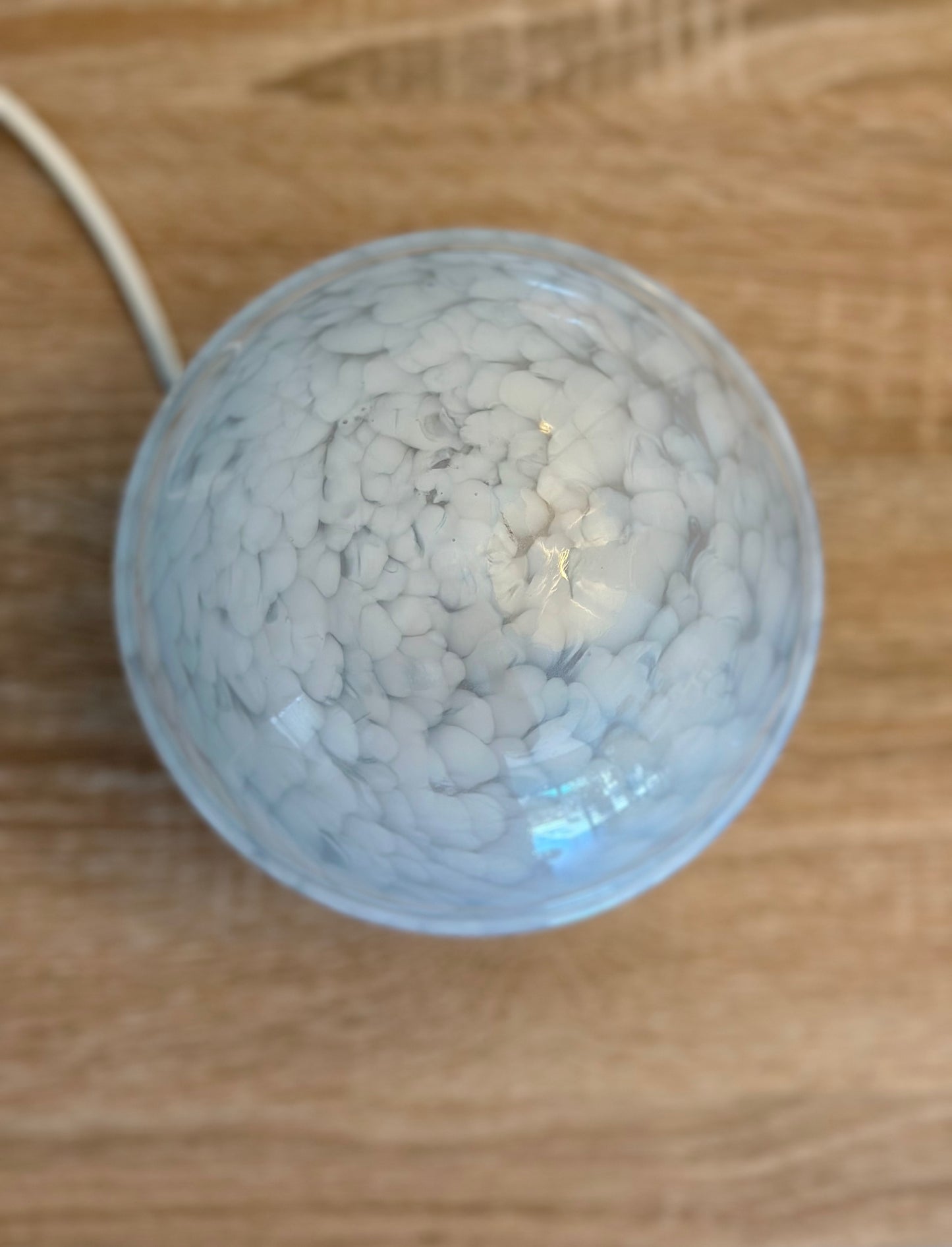 Lampe à poser verre de Clichy