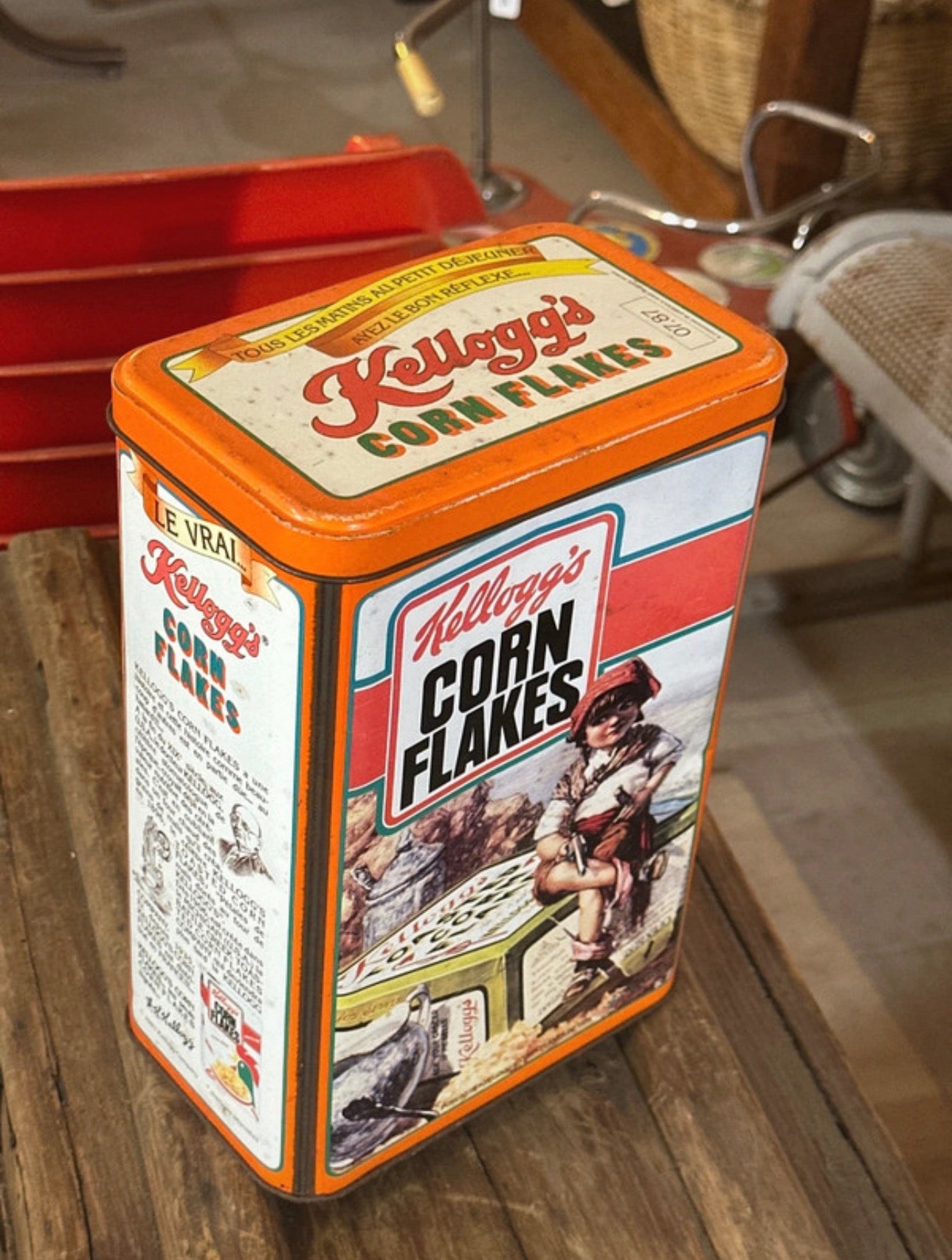 Boite métallique Kellog's