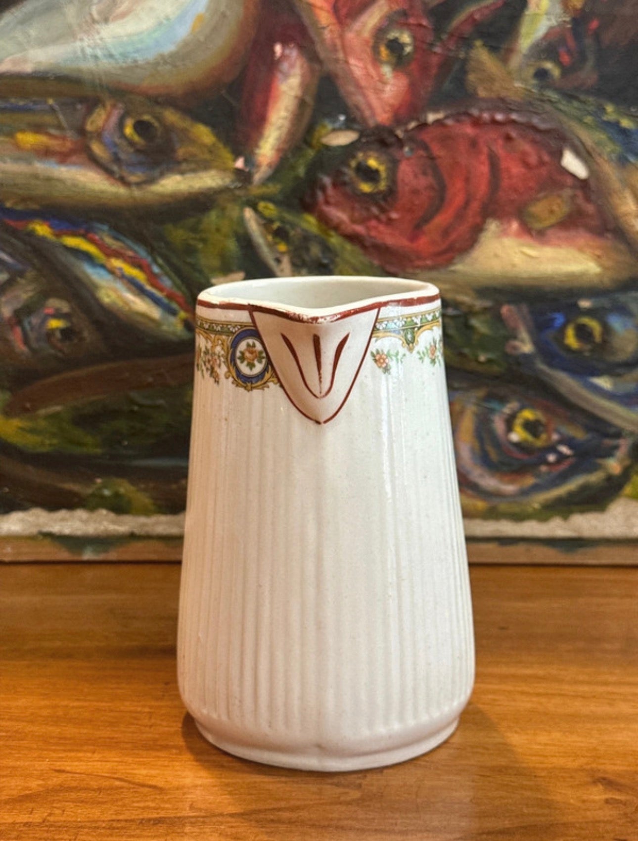 Pot à lait ancien cannelé