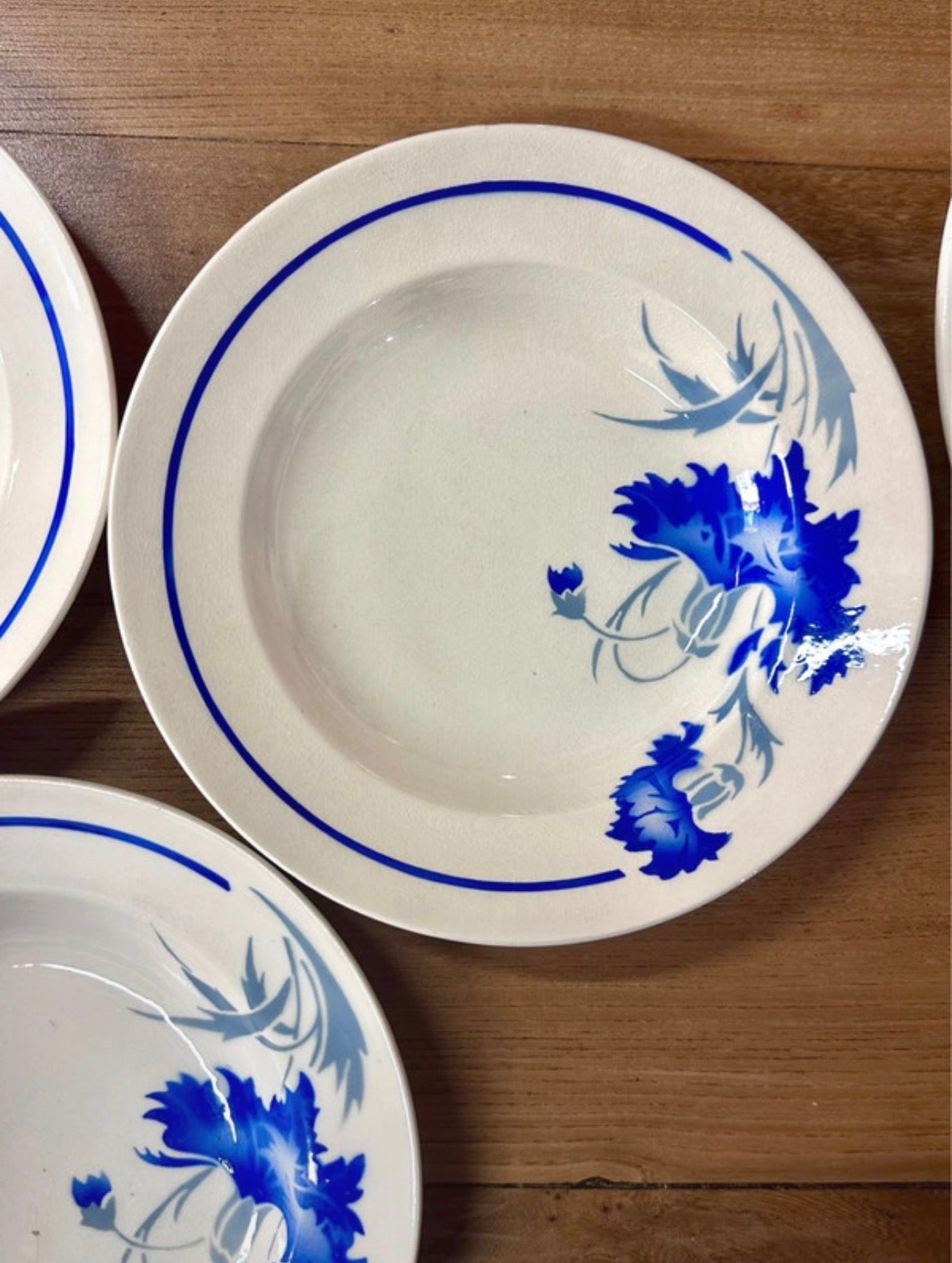 5 assiettes creuses Luneville