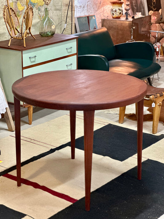 Table ronde teck massif VV Møbler Danemark